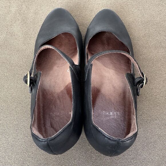 Dansko Loralie Mary Jane Wedge EUR 36 US 5.5 Black - Picture 5 of 9